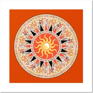 Sunshine mandala Posters and Art